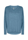 Soya Concept Micro Fleece V-Neck Sweatre